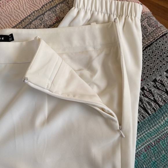 Trouve Womens Stretch Pleated Comfy Professional Dressy Work Trouser Size 12 - Picture 3 of 10